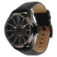Titan Quartz Analog Solar Black Dial Leather Strap Watch for Men - image number 1