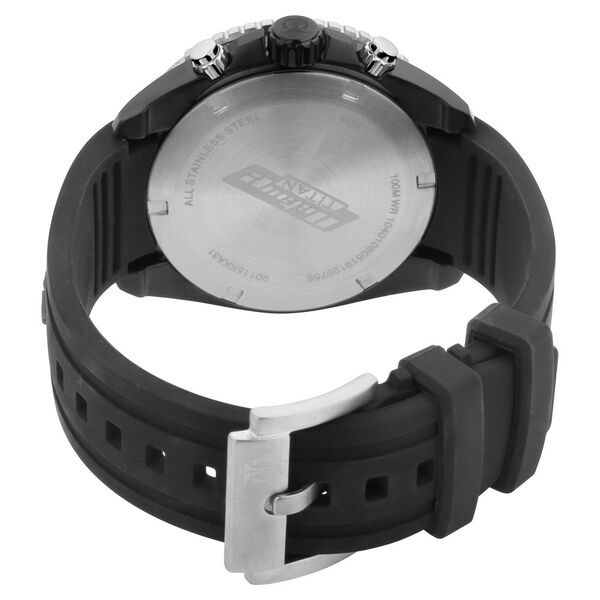 Titan Octane Hyper Lume Black Dial Chronograph Silicone Strap watch for Men - image number 4
