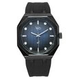 Vyb Rebel By Fastrack Quartz Analog Multicoloured Dial Black Silicone Strap Watch For Guys - image number 1