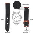 20 mm Tan Genuine Leather Straps for Men - image number 1