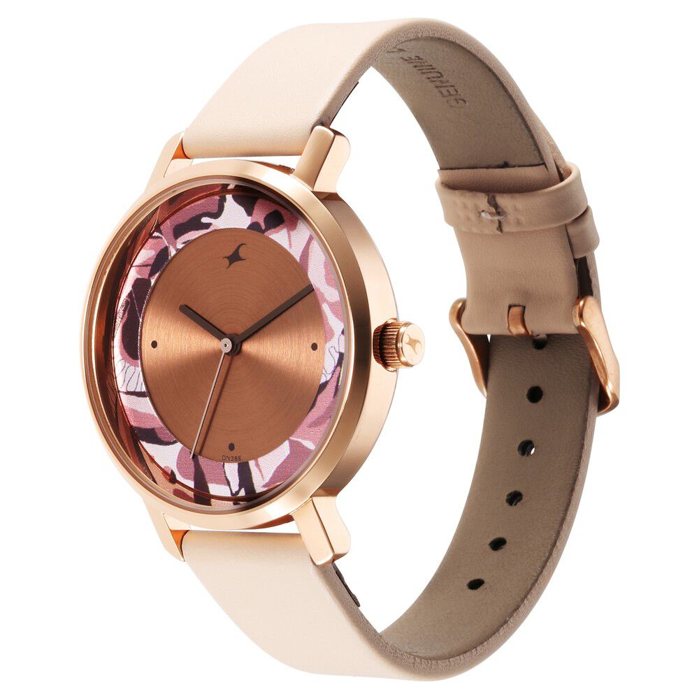 Buy Online Fastrack Urban Camo Brown Dial Watch for Girls