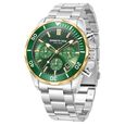 Kenneth Cole Quartz Chronograph Green dial Metal Strap Watch for Men - image number 1