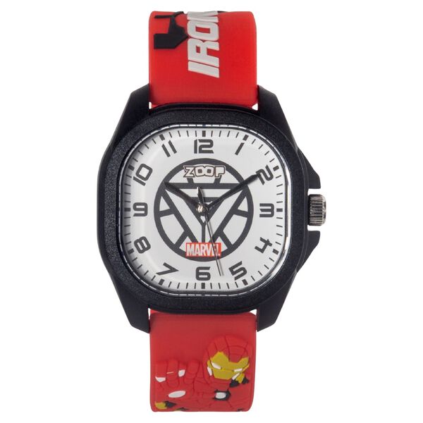 Zoop Marvel Analog Watch with White Iron Man Dial & Red Strap for Boys Kids, from House of Titan - image number 1