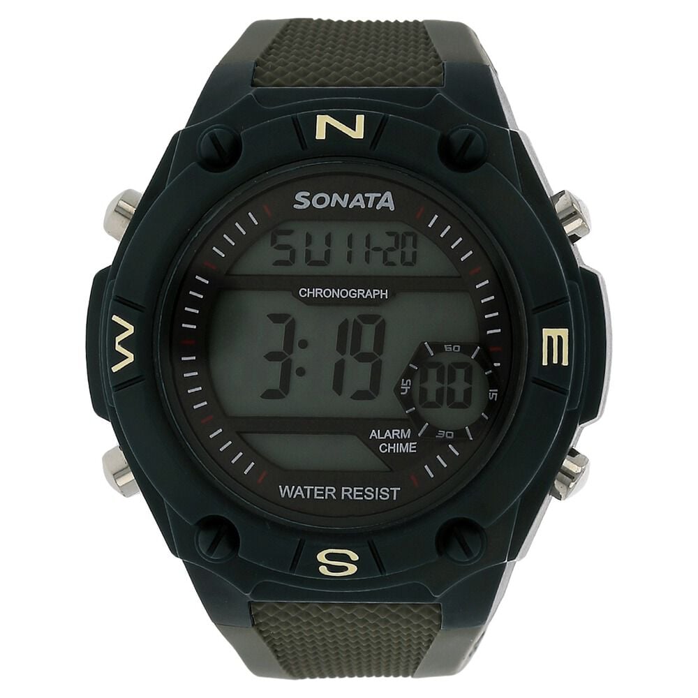 SF Digital Dial Grey Plastic Strap Watch for Men-image-49