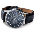 Police Quartz Multifunction Black Dial Leather Strap Watch for Men - image number 4