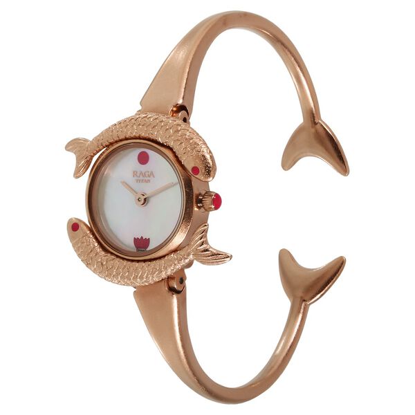 Titan Raga X Masaba Mother of Pearl Dial Women Watch With Metal Strap - image number 1