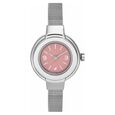 Fastrack Quartz Analog Silver Dial Leather Strap Watch for Girls