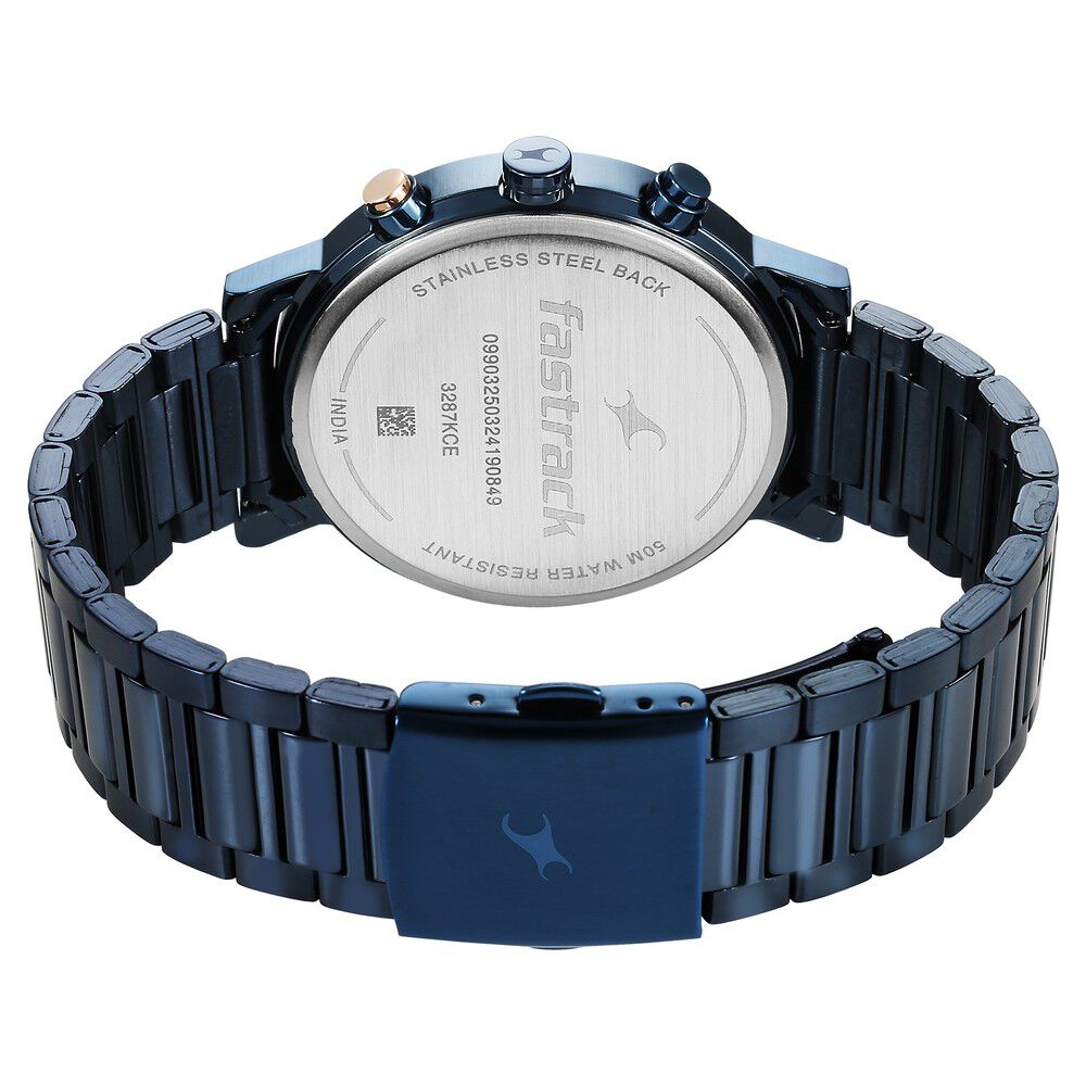 Fastrack watches stainless steel back water resistant sales