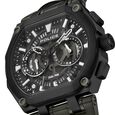 Police Multifunction Black Dial Leather Strap Watch For Men - image number 3