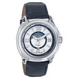Xylys Swiss Analog Moonphase Black Leather Strap and White Dial Watch For Men - image number 0