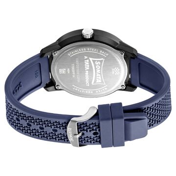Sonata Quartz Analog PU Strap Watch for Men