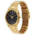 Titan Karishma Quartz Analog Black Dial Golden Stainless Steel Strap Watch For Men - image number 4