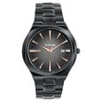 Sonata Festive Quartz Analog Black Dial Gold Metal Strap Watch For Men