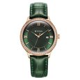 Titan Bright Leathers Silver Dial Analog with Date Leather Strap Watch for Women