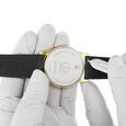 22 mm Black Genuine Leather Straps for Men - image number 5