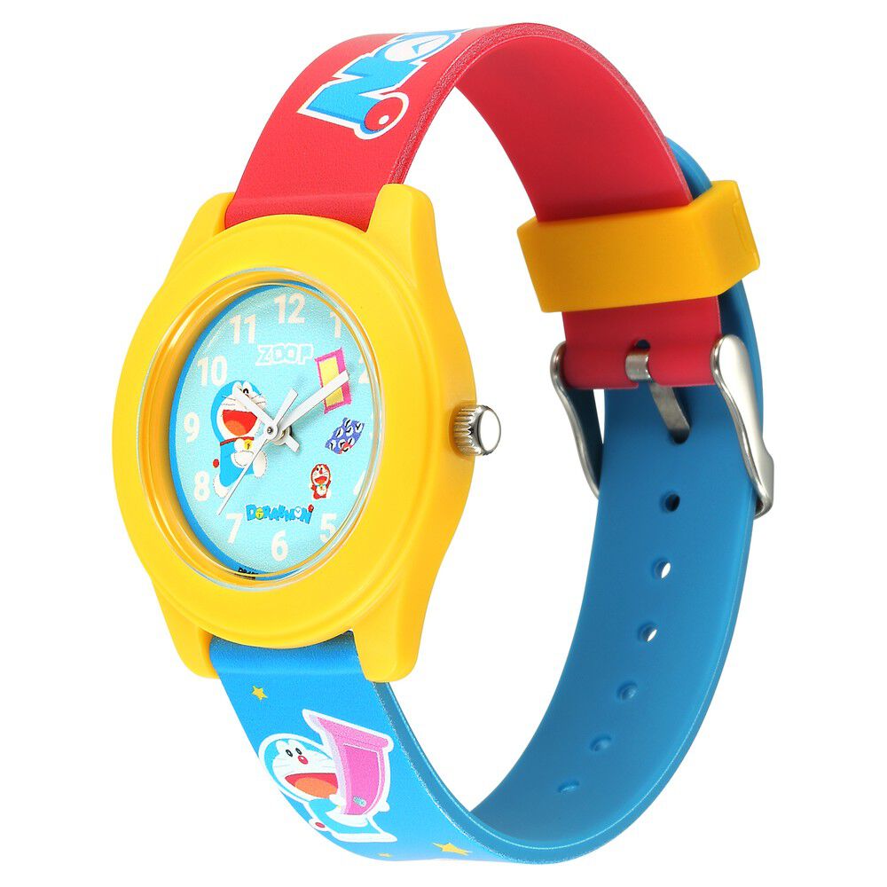 Buy Online Zoop By Titan Doraemon Quartz Analog Blue Dial Polyurethane Strap Kids Watch 26019pp37w Titan
