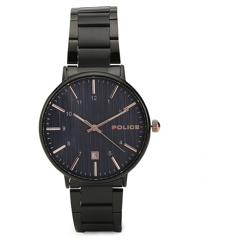 Police Blue Dial Quartz Analog Watch for Men