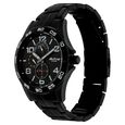 Titan Quartz Analog with Day and Date Black Dial Stainless Steel Strap Watch for Men - image number 1