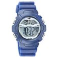 SF Digital Dial Blue PU Strap Watch for Men