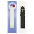 20 mm Black Genuine Leather Strap for Men - image number 7