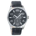 Titan Quartz Analog with Date Black Dial Leather Strap Watch for Men - image number 0