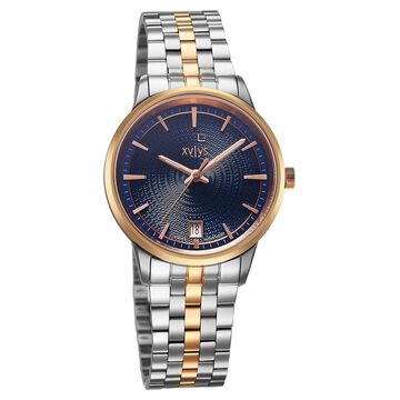 Xylys Swiss Quartz Blue Dial Silver Stainless Steel Strap Watch For Women