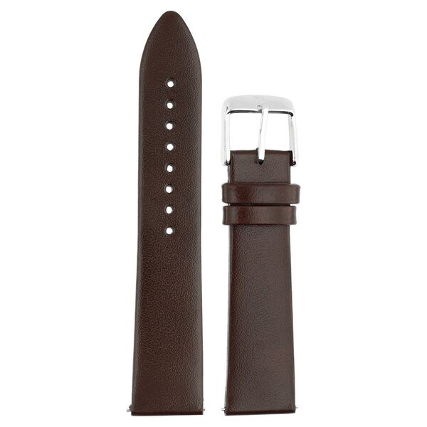 22 mm Brown Genuine Leather Strap for Men - image number 0