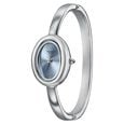 Poze Poze Quartz Analog Blue Dial Silver Metal Strap Watch For Women - image number 4