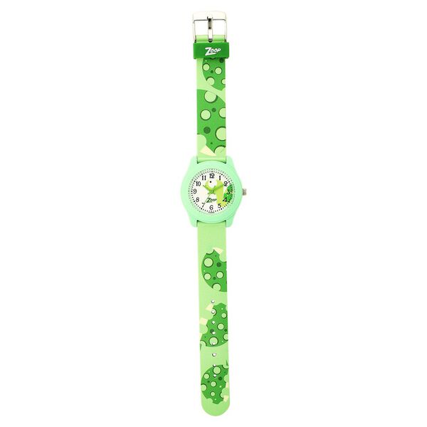 Zoop Analog Watch with White Dial & Green Strap for Boys Girls Kids, from House of Titan - image number 1