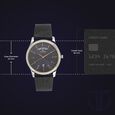 Titan Workwear Blue Dial Analog with Day and Date Leather Strap watch for Men - image number 2