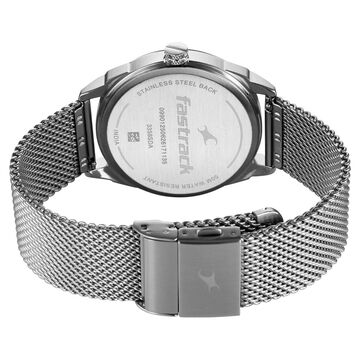 Fastrack 2X Edit Slate Blue Dial Interchangeable Strap Watch for Guys