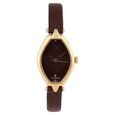 Titan Quartz Analog White Dial Leather Strap Watch for Women