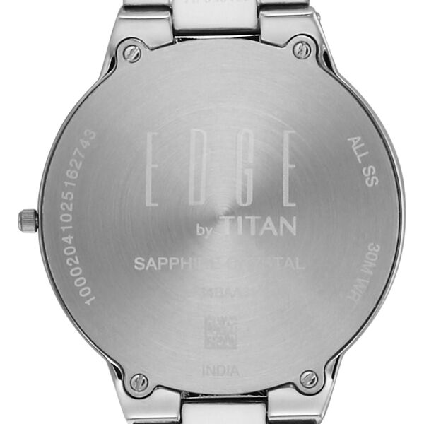 Titan Edge Gleam Quartz Analog Champagne Dial Two Toned Stainless Steel Strap Watch For Women - image number 3