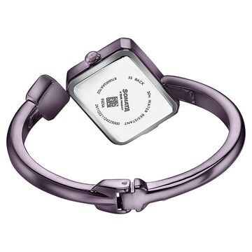 Sonata Wedding Edit Quartz Analog Purple Dial Metal Strap Watch For Women
