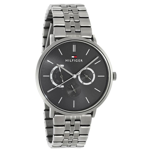Tommy Hilfiger Quartz Analog Grey Dial Stainless Steel Strap Watch for Men - image number 1