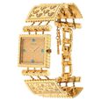Titan Raga X Masaba Quartz Analog Golden Dial Golden Metal Strap Rectangular Shaped Watch For Women - image number 2