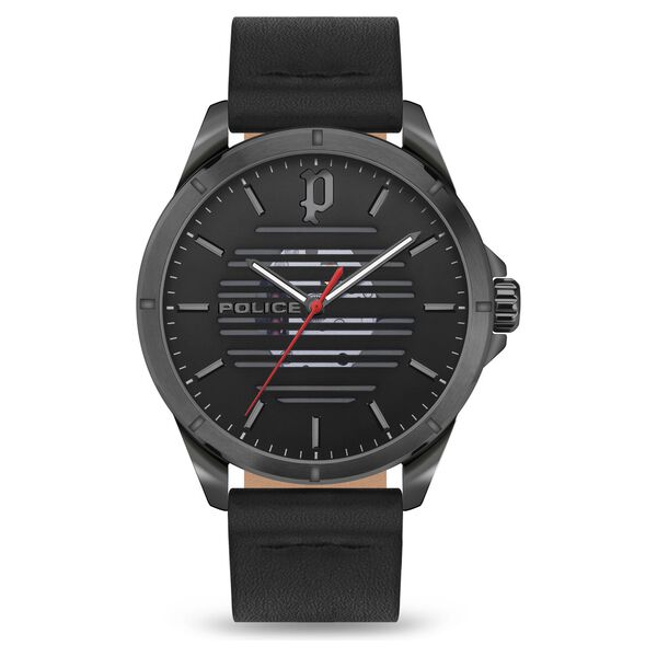 Police Black Dial Black Strap Analog Watch for Men - image number 0