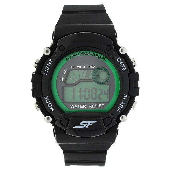 SF Digital Dial Black Plastic Strap Watch for Men - image number 0