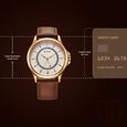 Titan Karishma Quartz Analog with Date Silver Dial Leather Strap Watch For Men - image number 2