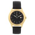 Titan Quartz Analog with Date Black Dial Metal Strap Watch for Men