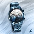 Fastrack Opulence Quartz Multifunction Multicoloured Dial Stainless Steel Strap Watch for Guys