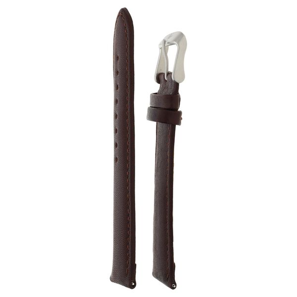 22 mm Brown Genuine Leather Strap for Men - image number 2