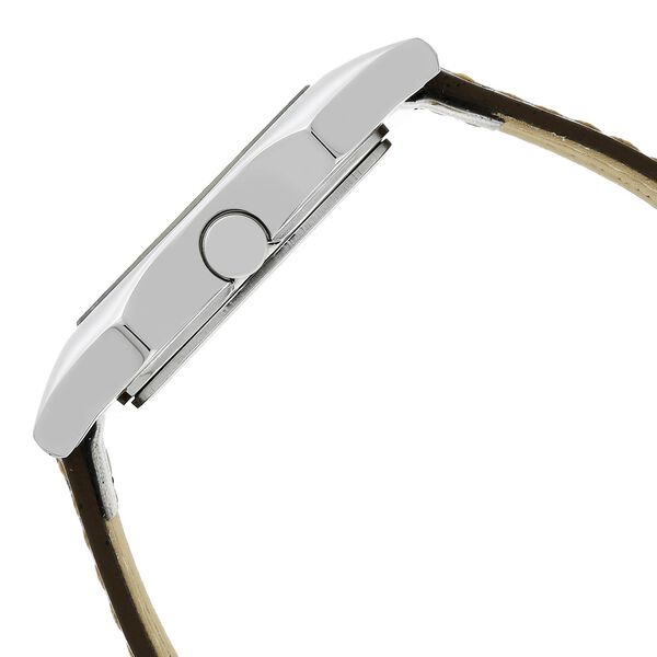 Fastrack Quartz Analog Silver Dial Leather Strap Watch for Guys - image number 3