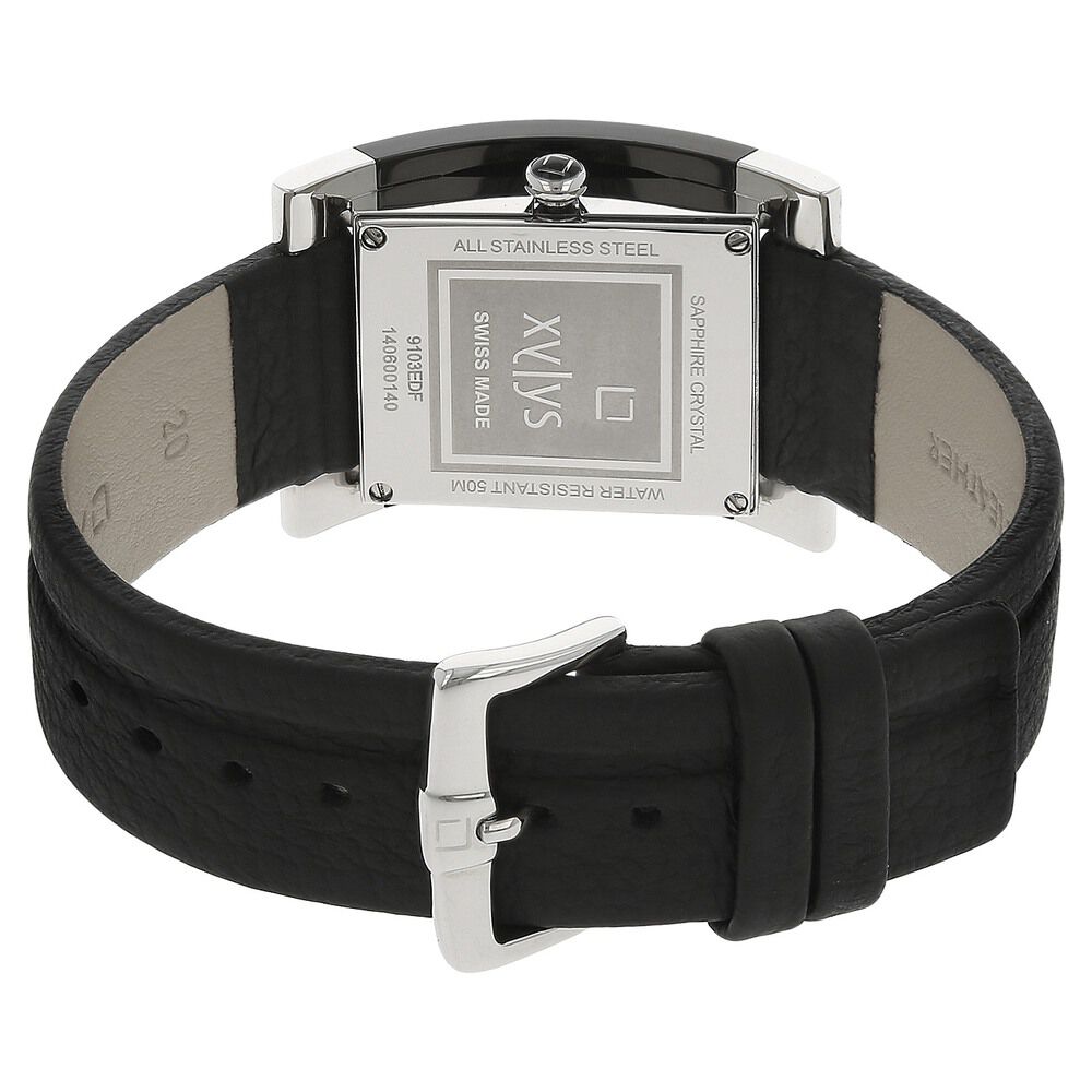 Buy Online Xylys Swiss Analog Black Leather Strap and Black Dial Watch For  Men - nf9103nl01 | Titan