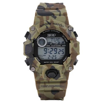 Zoop Digital Watch with Digital Dial & Military Camo Strap for Boys Kids, from House of Titan