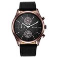 Titan Men's Infinity Chrono watch: Precise Blue Dial, Rose Gold Highlights, Durable Leather Strap - image number 1