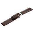 24 mm Brown Genuine Leather Straps for Men - image number 3