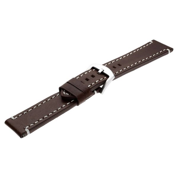 24 mm Brown Genuine Leather Straps for Men - image number 3