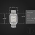 Titan Analog with Date White Dial Metal Strap watch for Men - image number 2