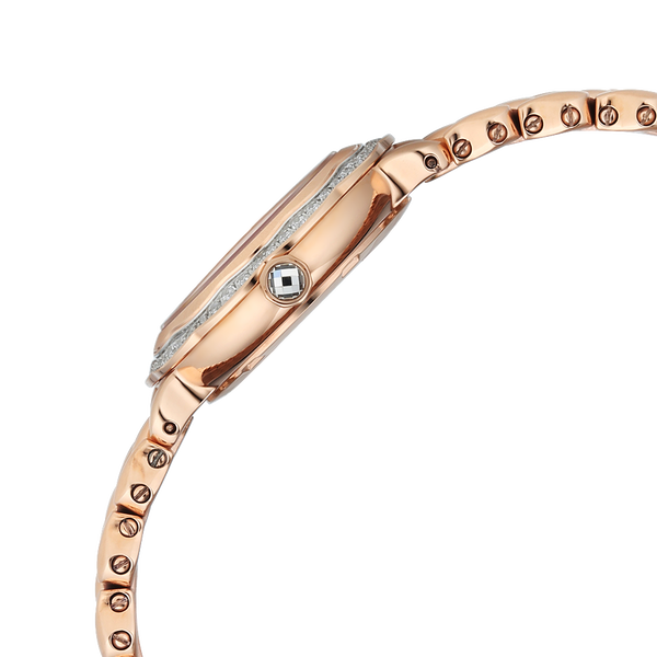 Titan Raga Paris, with Love Quartz Analog Rose Gold Dial Red Stainless Steel Strap Watch For Women - image number 3